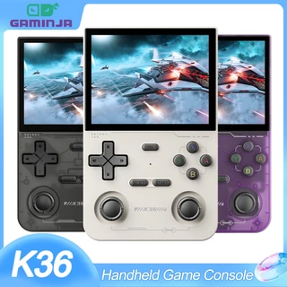 K36 Console De Jogos Portátil De Código Aberto, 16000+Jogos Integrados, Tela IPS De Alta Definição De 3,5 Polegadas