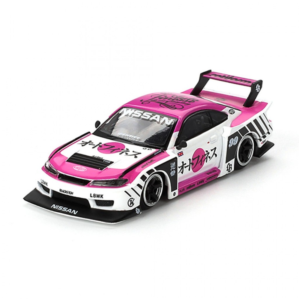 ミニカー Hot Wheels and MINIGT Nissan Silvia S15 Nissan S15 Silvia LB-Super Silhouette Fórmula Drift Japan