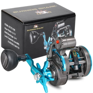 Sougayilang Equipamento De Pesca Carretel De Tambor 3 + 1 BB Eixo Com Balcão Barco Mão Direita Marítima