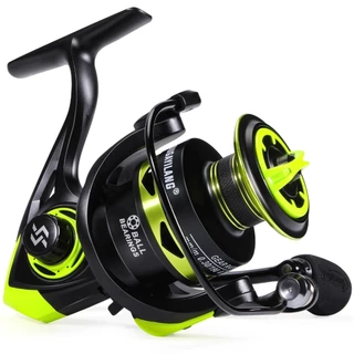 Carretel De Pesca Sougayilang 5.2 : 1 Giratório Com Alça De EVA Para Baixo Amarelo Escuro