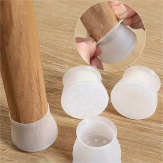 Protetor Pé De Cadeira/ Móveis Silicone Não Risca Kit 50 Pcs