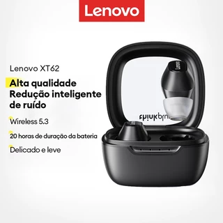 Lenovo XT62 Fones De Ouvido Bluetooth HIFI Cancelamento De Ruído De Som Estéreo À Prova D