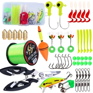 Sougayilang Tackle Set Inclui Isca de Pesca Caixa de Anzol de Pesca e assim por diante como a imagem principal Acessórios Pesca Externa