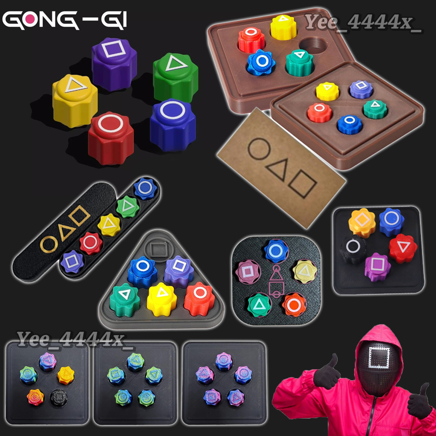 Gioco Tradizionale Coreano Zikenis - Gonggi Jack Stone, Set Con 5