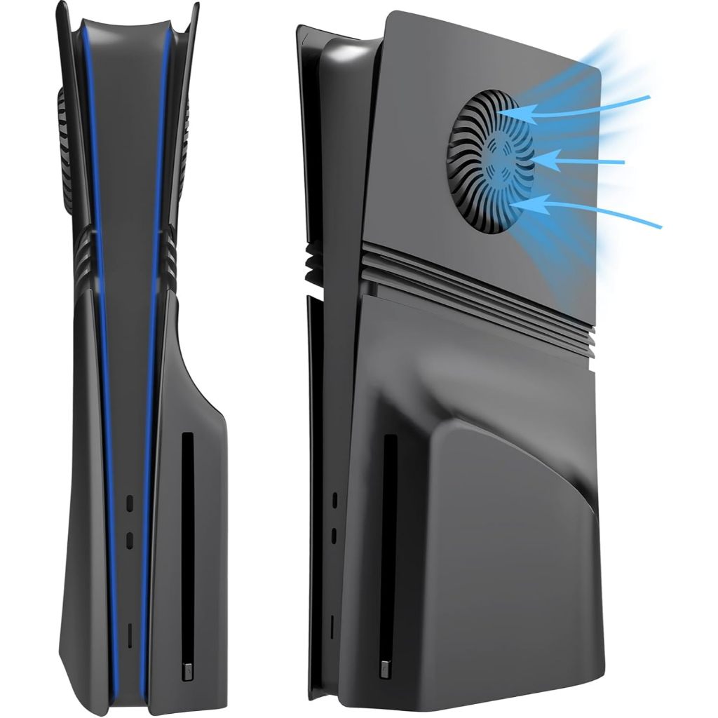Substituição de Painel Lateral com Ventilação para PS5 Pro - Preto