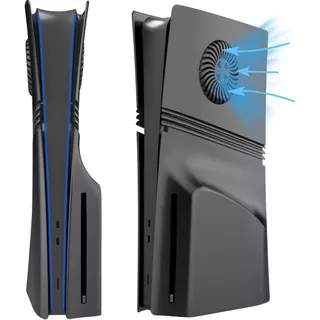 Substituição de Painel Lateral com Ventilação para PS5 Pro - Preto