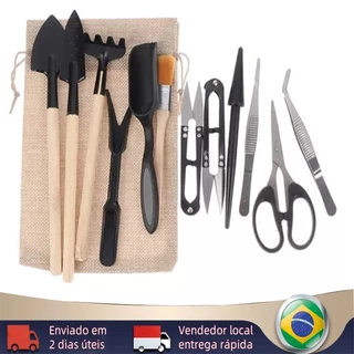 [BR Envio Imediato] Mini Kit De Ferramentas De Jardinagem Para Suculentas Cactos Bonsai