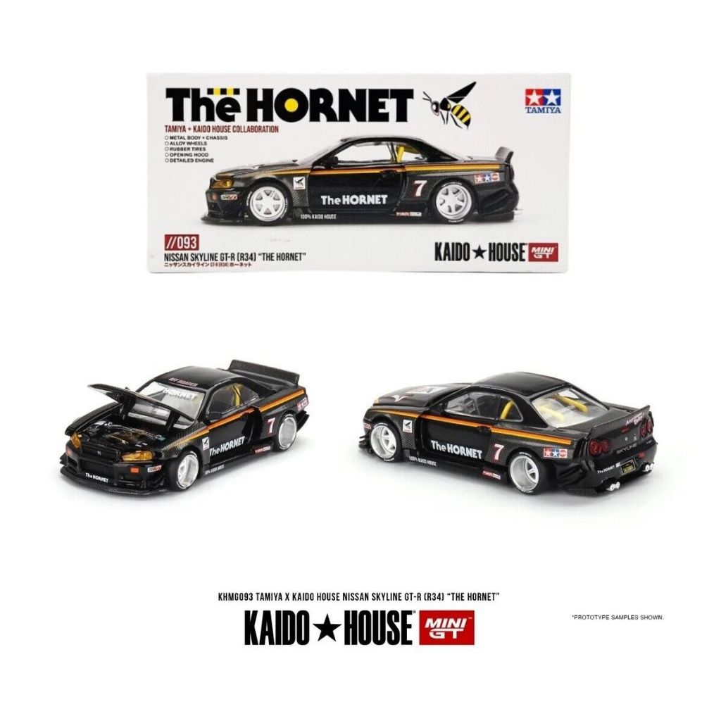 ミニカー KAIDO HOUSE NISSAN SKYLINE GT-R R34 Kaido House Nissan Skyline GT-R (R34) Kaido Works Shinjuku V2 by