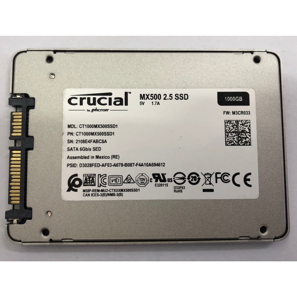 Usado 480GB 512GB 500GB 600GB 900GB 960GB 1TB Ssd 2.5 Sata Disco