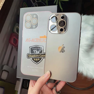 Capa De Telefone de Revestimento de Nano titânio AG de Alta Qualidade Para Iphone 11 12 13 14 15 16 Pro Max 15 Plus
