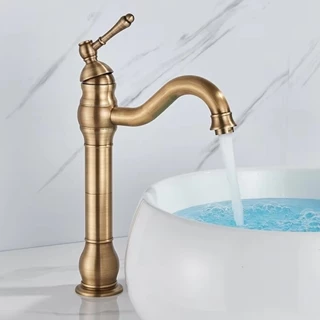 Torneira Lavatorio Banheiro Monocomando Bico Longo Bancada Alto Torneira Misturadora A Frio Quente
