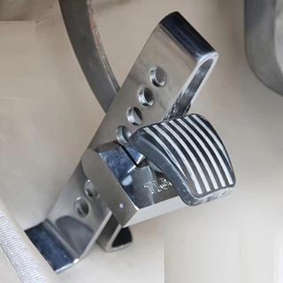 Acelerador Antirroubo para Veículo Universal Inoxidável /Cadeado de Bloqueio para Pedal de Freio
