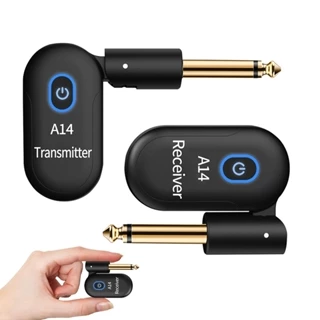 Sistema De Guitarra Sem Fio De 2.4 Ghz Receptor Transmissor Digital Recarregável Com Mais De 10 Horas De Comprimento Bat