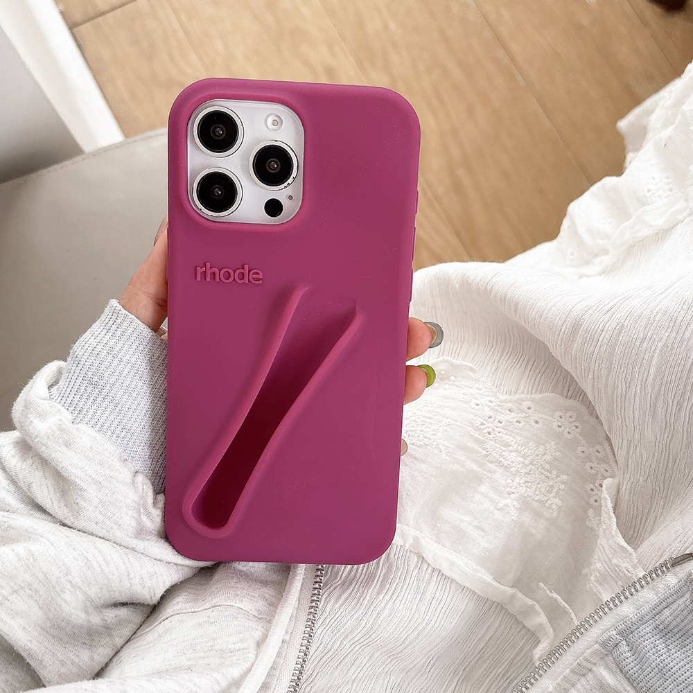 Com Logotipo) rhode Batom Macio Silicone Caso De Telefone Para