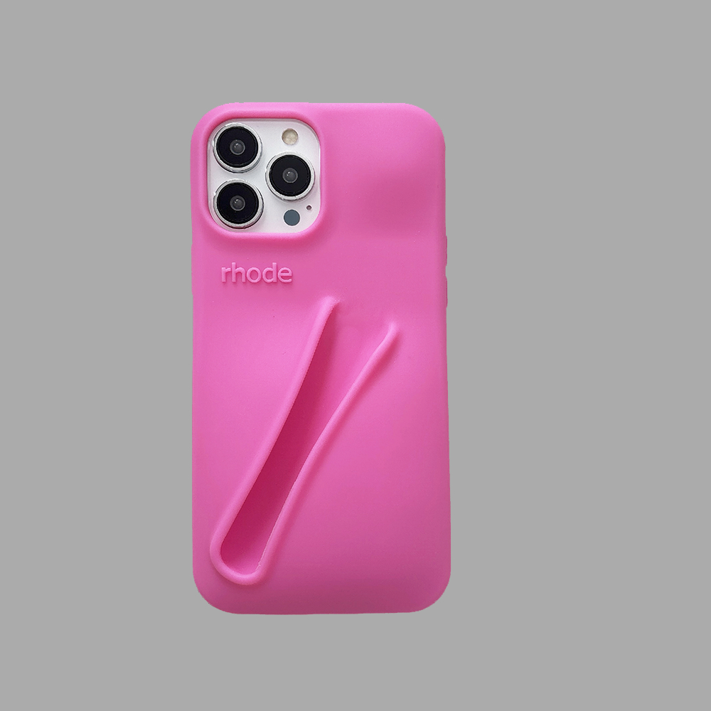 Com Logotipo) rhode Batom Capa De Telefone De Silicone Macio Para