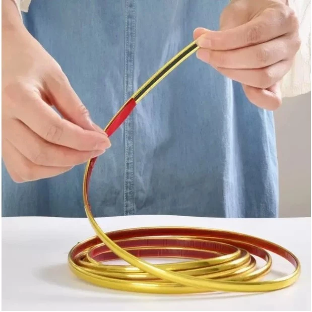 Fita plástica metalizada