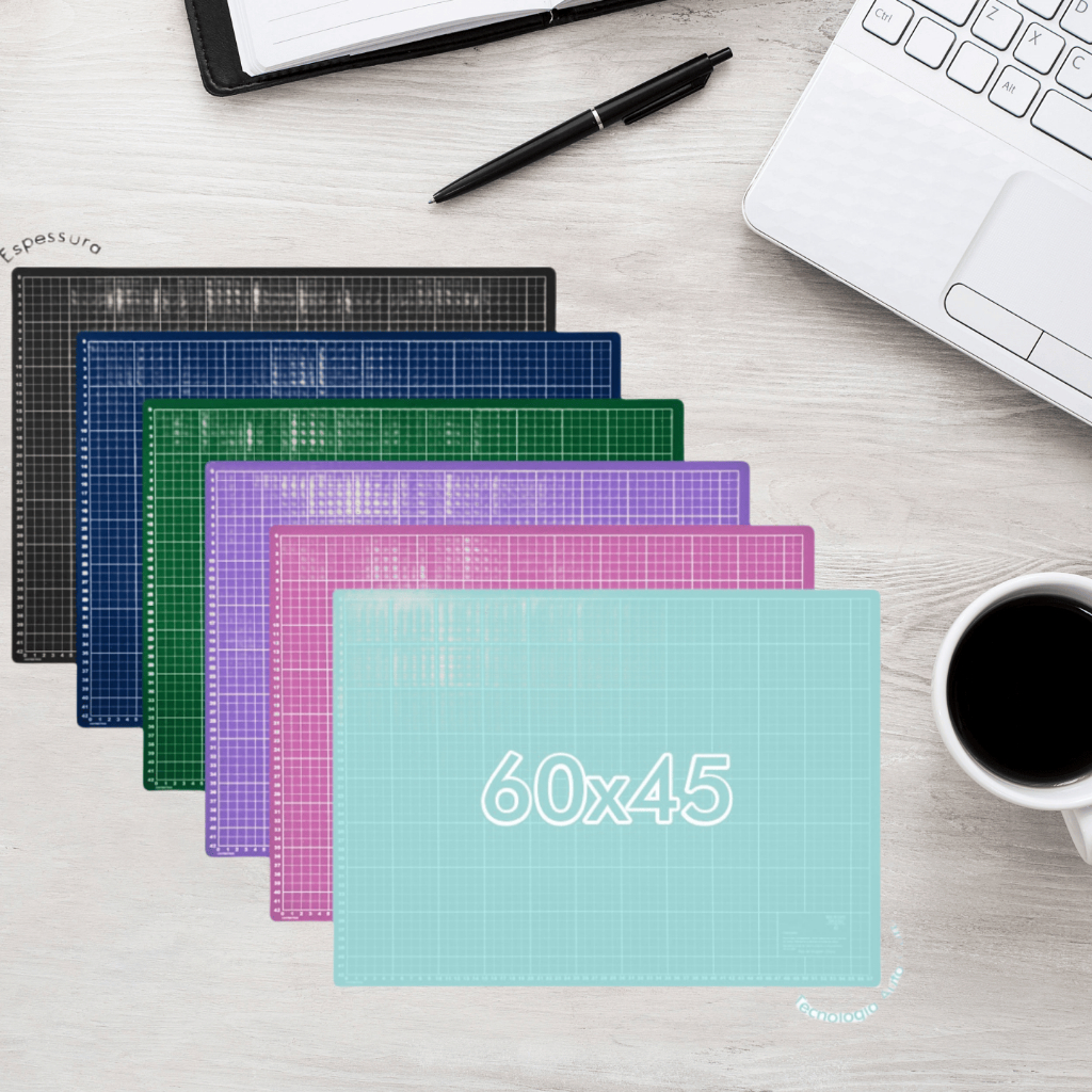 Base De Corte A2 60x45 Dupla Face Patchwork Artesanato Cores