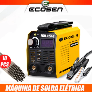 Máquina Solda Inversora Compacta MMA 300 220V Classe Proteção G Display Digital