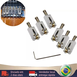 [BR Envio Imediato] Kit 6 Carrinhos De Sela Para Ponte Tremolo De Guitarra Strat
