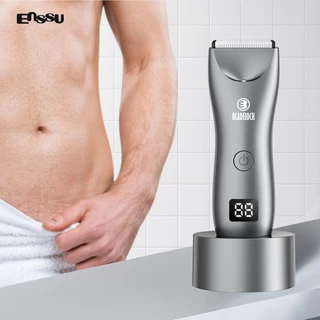 ENSSU Aparador de Pelos Corporais com LED, Resistente à Água, Display Digital, Unissex - Perfeito para Presente e Cuidad