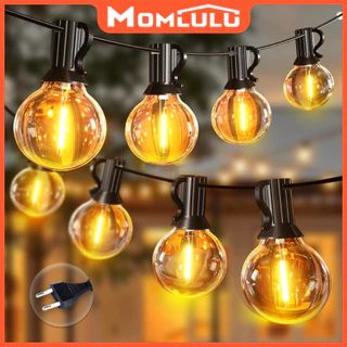 MOMLULU Varal De LED Luzes 6/15/23.5M G40 Iluminação Lampada Cordão De Luz Para Externa Decoração De Festa Prova De Água