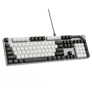 UYIQ CX22 Teclado Mecânico Com Fio Botão De 108 Teclas E Luz Mista