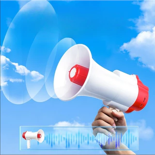 Megafone Portátil Recarregável Leve Com Sirene Gravador - Entrega Rápida⚡