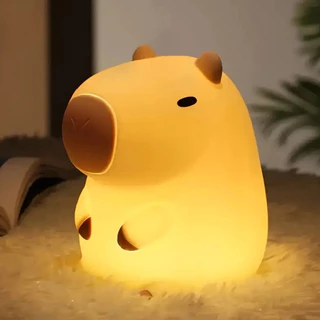 Luminária Capivara PLA Luz Noturna Para Dormir