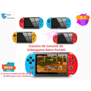 Gamepad Videogame Menino 8290 Portátil Multimídia Joystick Retro Jogos Cor Leathoria