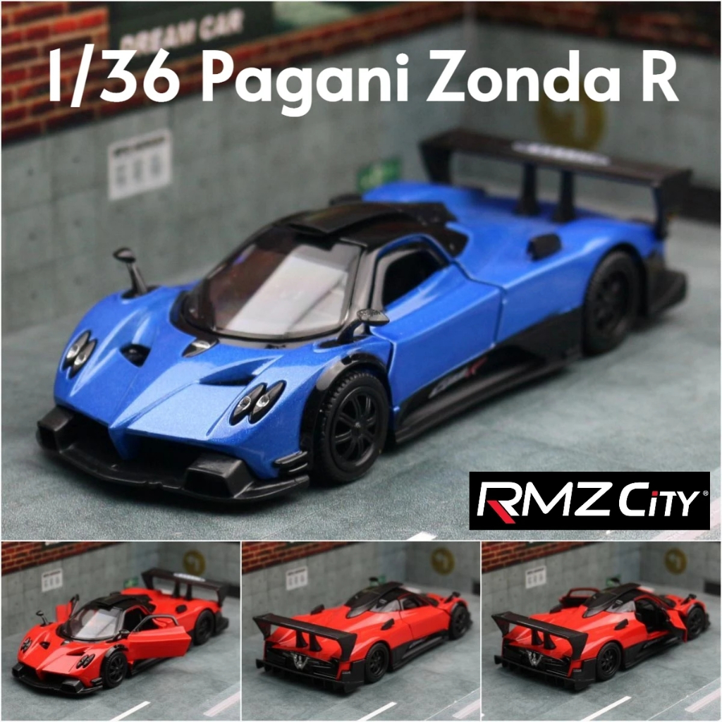 RMZ CITY 1/36 Pagani Zonda R Evolution Simulação Modelos De Carros