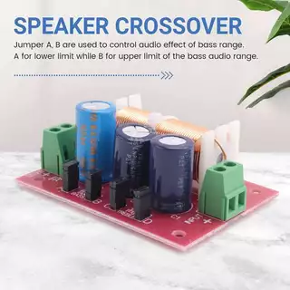 2X Crossover De 400W De 2 Vias Alto-Baixo 4-16 Ohm Divisor De Freqüência Para Falante