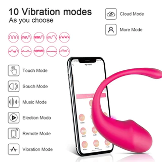 Controle Vibrador Bluetooth No Telefone Celular Brinquedos Sexuais Silenciosos