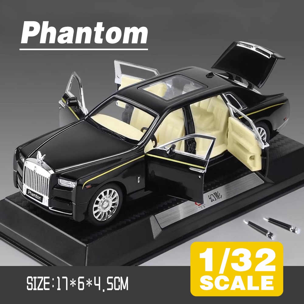 KLT 1 : 32 Rolls-Royce Phantom Diecast Modelo Carro Liga Carros