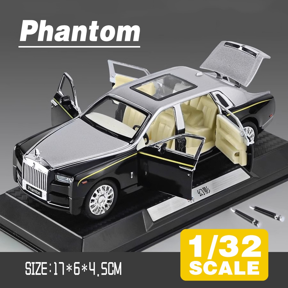 KLT 1 : 32 Rolls-Royce Phantom Diecast Modelo Carro Liga Carros