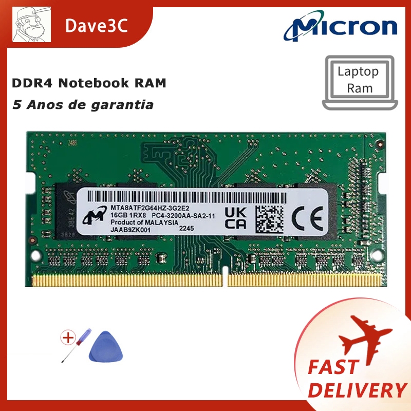 Barrette mémoire RAM Kingston FURY Beast 16 Go (Kit de 2 x 8 Go) DDR4 3200 MHz CL16