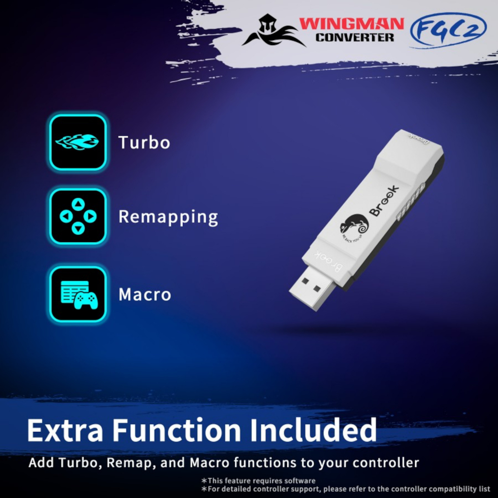 Brook Wingman FGC2 Conversor para PS5/PS4/XBox Series X|S/Xbox One