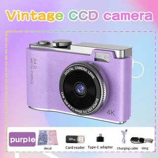 4K Vintage CCD Câmera Chiliktoy 1080P 64MP Câmera Digital 2.4 Polegadas Para Crianças E Estudante