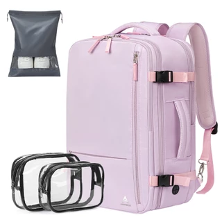 Mochila de viagem para homens e mulheres, bolsa para itens pessoais aprovada pela companhia aérea 40L Mochila