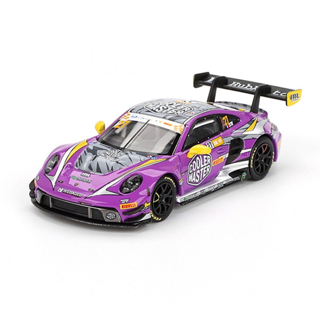Mini GT MGT00793 793 1/64 Porsche 911 GT3 R No . 27 HubAuto Racing