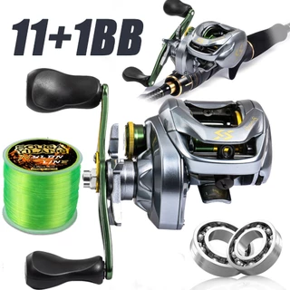 Calçado Carretel Sougayilang Baitcasting Bota De Alumínio De Alta Velocidade 17.64 lb Drags Baitcasters Powers 11 + 1 Pe