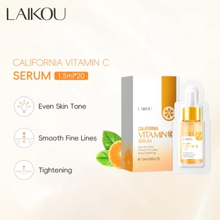 LAIKOU Soro Brilhante De Vitamina C Manchas Desbota Essência De Apertar Poros 1,5ml em Oferta na Shopee