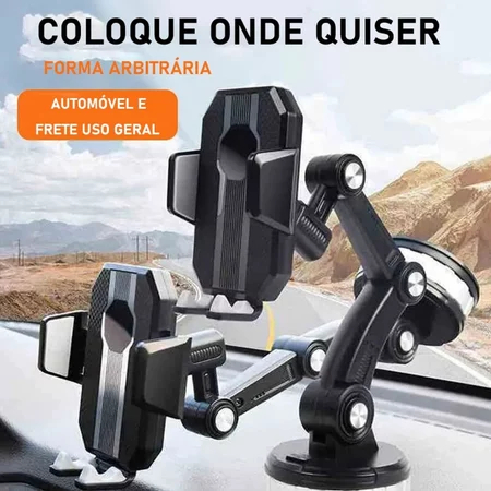Suporte De Telefone Para Carro Ventosa Multi-Angulo Ajustável Suv Pickup Truck Universal Phone Holder