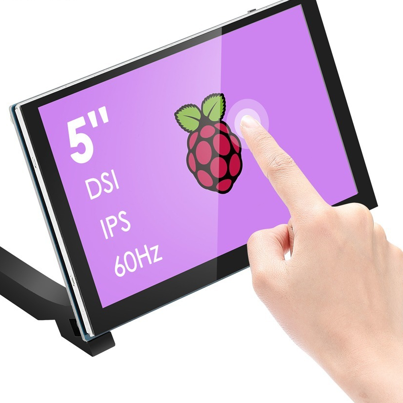 Monitor De Tela Sensível Ao Toque Raspberry Pi , USB IPS Portátil De 5 ...