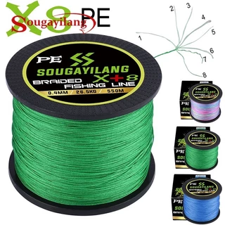 Sougayilang 150m X + 8 PE Linha De Pesca Trançada 6.0-26.5kg Suave Equipamento