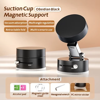 Ventosa Magnética A Vácuo Dobrável Suporte Giratório Dupla Face Para Universal Do Telefone Móvel