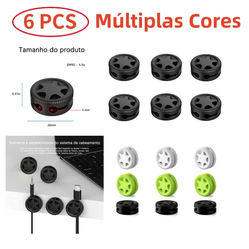 Uniwity Organizador de cabos magnéticos multifuncional doméstico