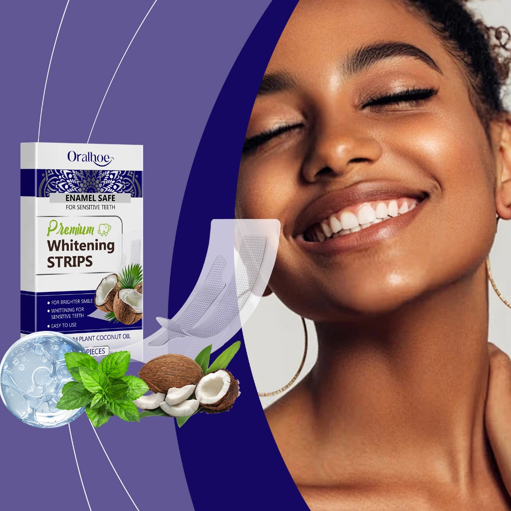 Oralhoe Teeth Brightening Teeth Patch Melhorando os Dentes Iluminando o ...