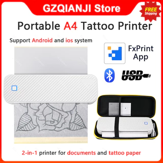 Mini Impressora Térmica tattoo A4 De Transferência Stencil Papel Para Tatuagem Impresso Por Bluetooth