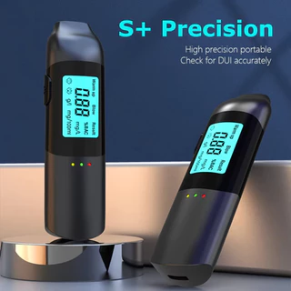 Testador De Álcool Sem Contato Portátil Com Display Digital LED Alcoômetro Precisão Bafômetro Ferramenta De Diagnóstico