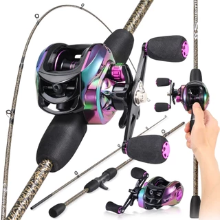 Sougayilang 1.8 m 2 Seções kit Completo De Linha Isolada Com Fibra De Carbono 19 + 1BB 10LB